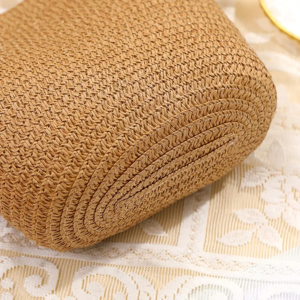 Creative Weaving Girl Handbag Two Size Multicolor Phone Bag Beach Use Mini Hand Bag Versatile