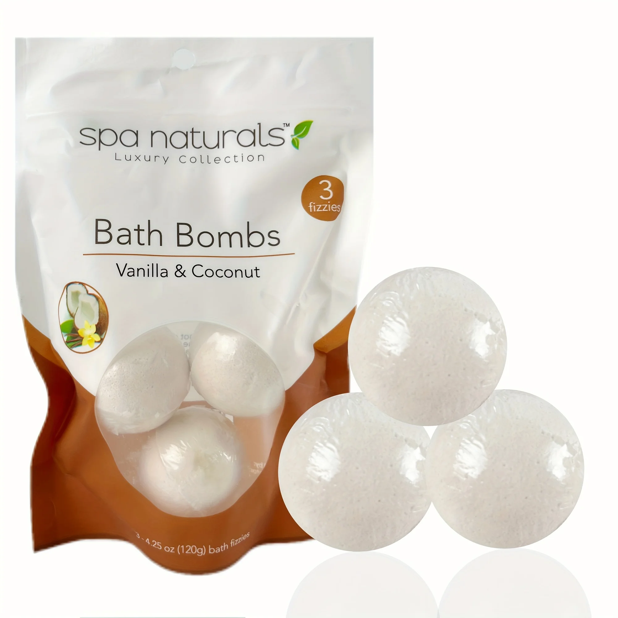 Coconut Scented Bath Salt Balls, Bubble Bath Pellets, Multiple Uses at Home, Spa-Grade Experience