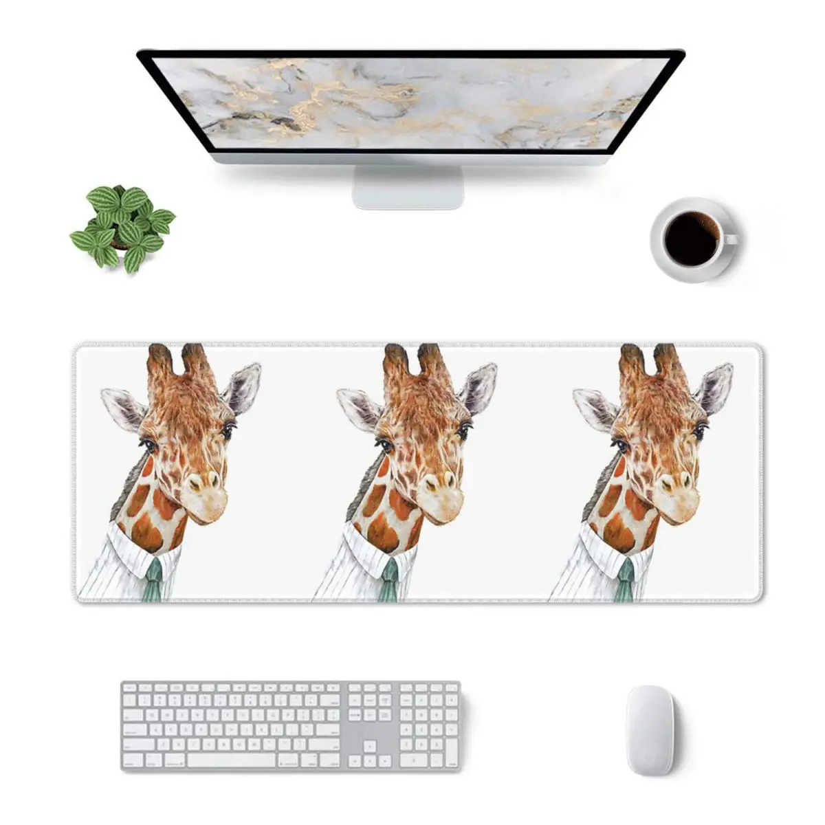 Large Mouse Pad Giraffe Gamer PC Laptop Mats Keyboard Carpet Computer Gaming Office Accessories Desk Mat