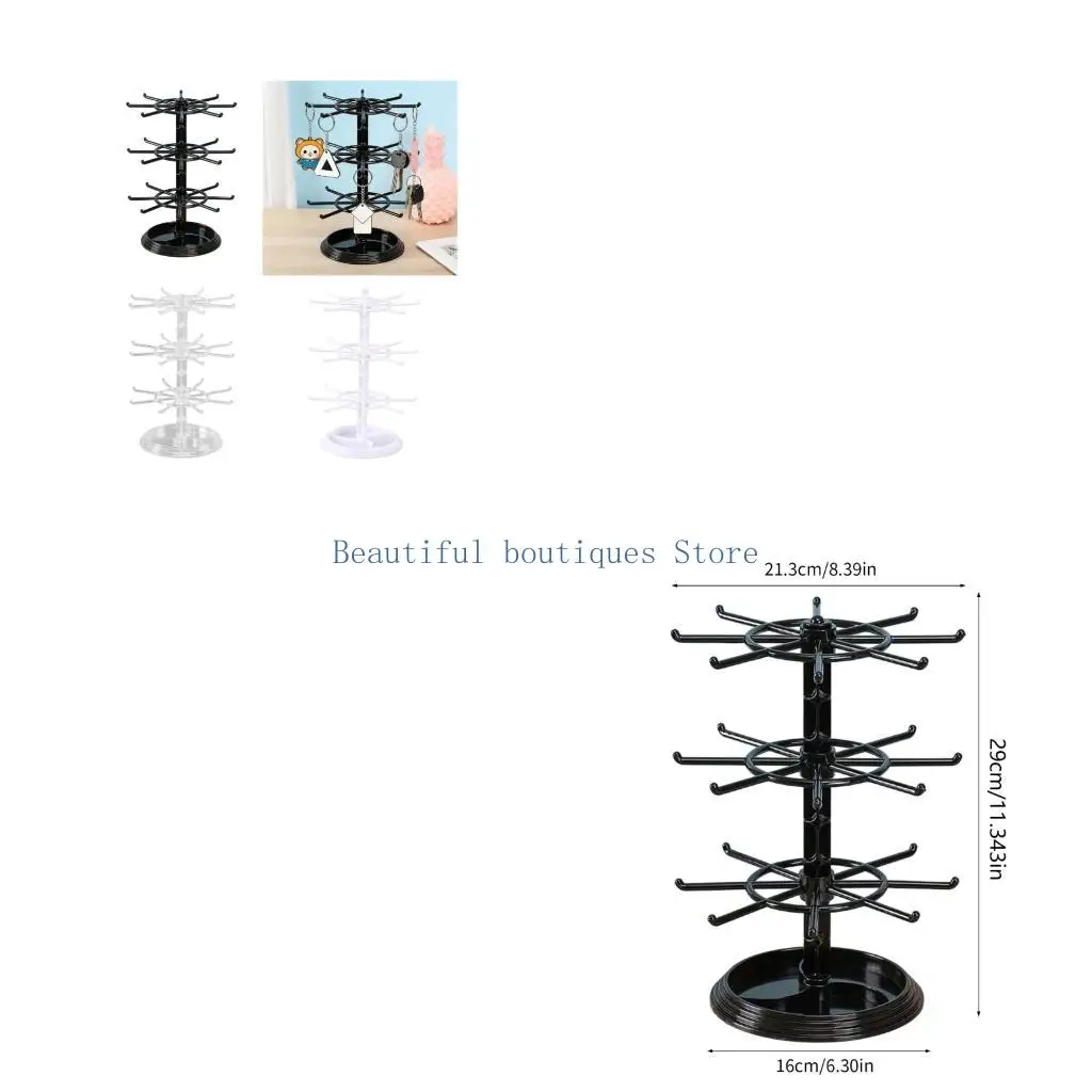 U4LF Multifunctional ABS Construction Jewelry Storage Rack Long Lasting Quality Build