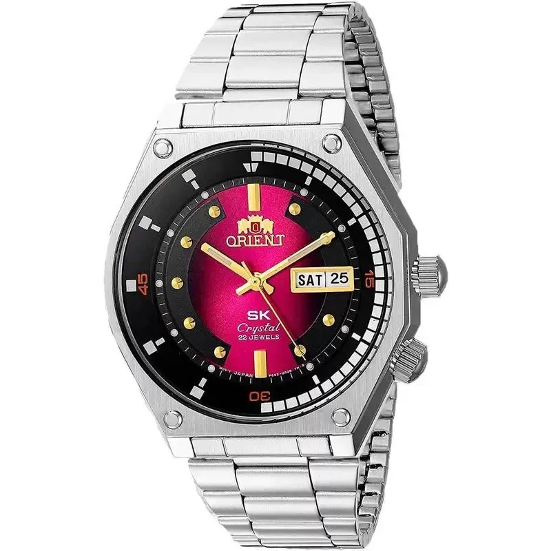 Noble Hot Sale Top Quality Orient Brand Watches for Men High Quality Square Automatic Mechanical WristWatch Day Date Male Clocks