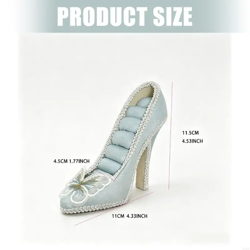 Unique High Heel Themed Jewelry Holder With Soft Interior For Protective E0BF