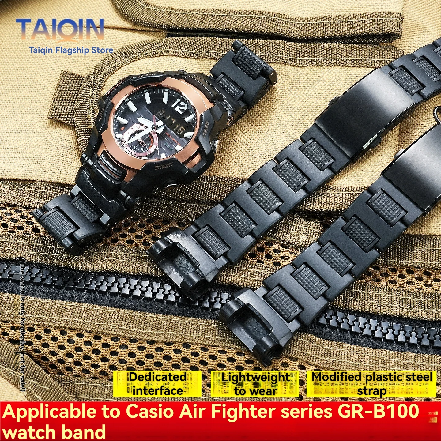 GR-B100 Lightweight Watch band For G-SHOCK Casio 5536 GR-B100GB Modified resin Strap Men's bracelet wristband