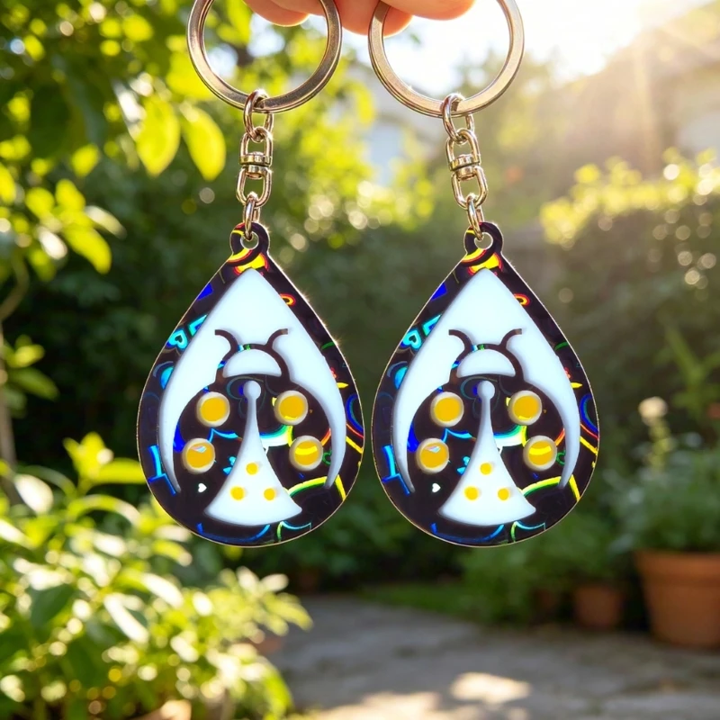 HXBF Resin Jewelry Mold with 2 Matching Cavities for Insect Charm Pieces