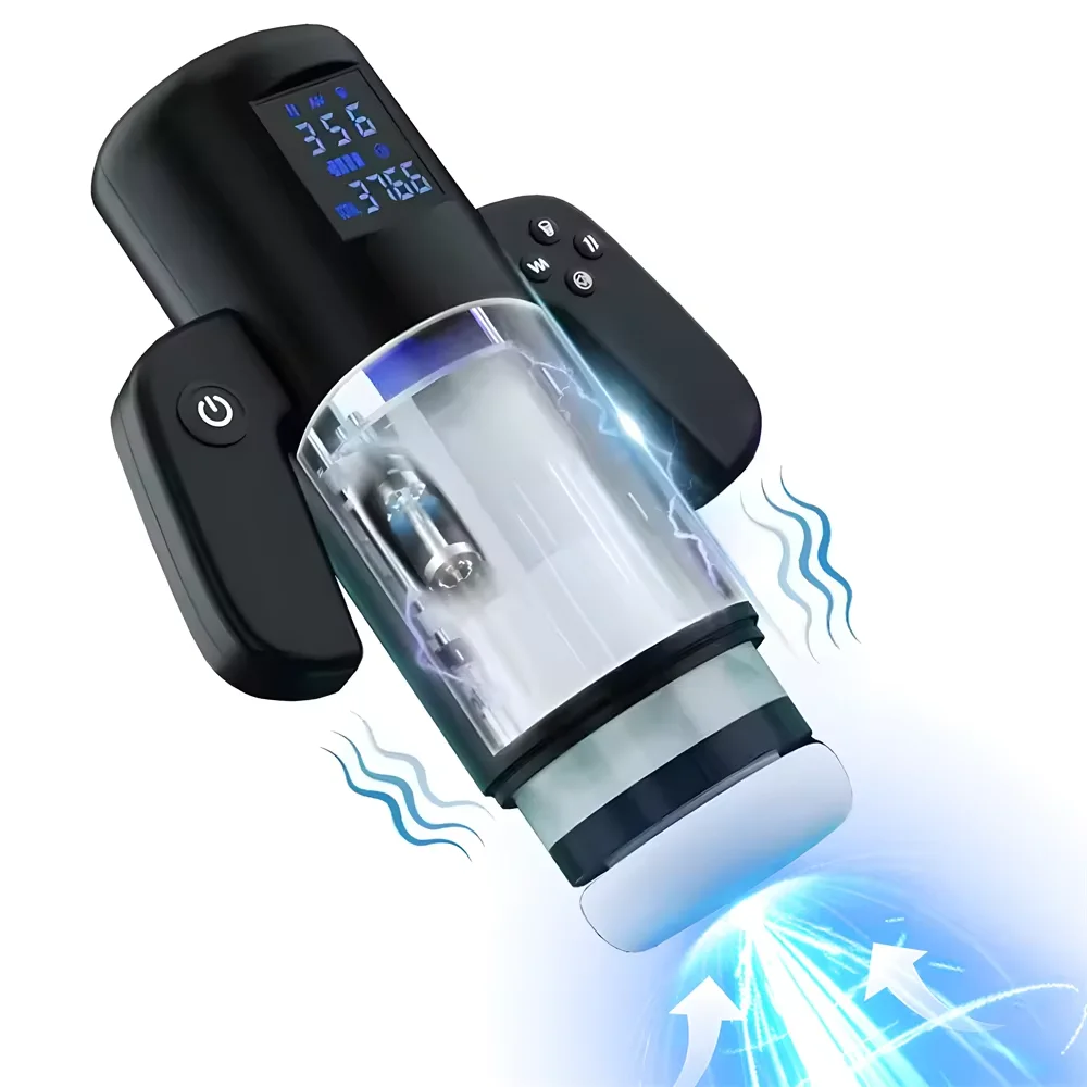 Y-Pao Automatic Sucking Male Masturbator Cup 3-in-1 Telescopic Vacuum Thrusting Vibrator Pocket Pussy adult sex toys For Men
