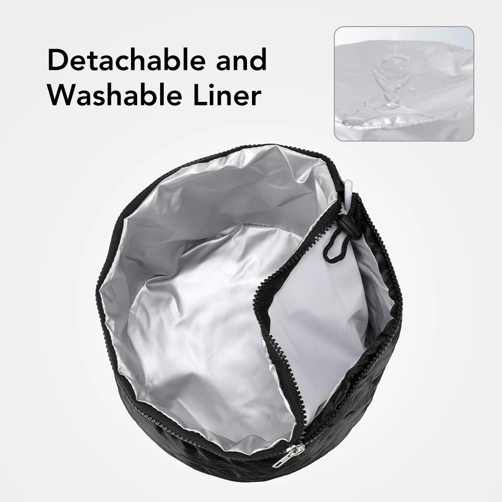 Portable Hair Steamer Hat Home Salon 10-Level Heats Up Smooth Hair Mask Oil Baking Cap Deep Conditioning Thermal Hair Bonnet