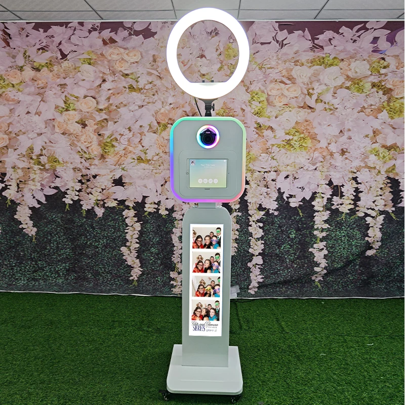 New Product Ipad Dslr Photo Booth With Displaying LCD Wedding Party Portable Selfie Photo Booth BackDrop Photo Booth Shell