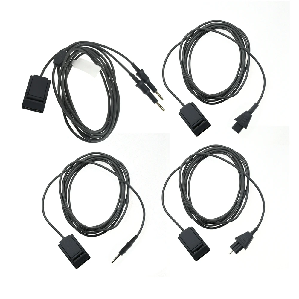 Reusable ESU Cable Line 3m Electric Scalpel Neutral Plate Cable Monopoly Bipolar Plate Line Cabo Placa Bisturi