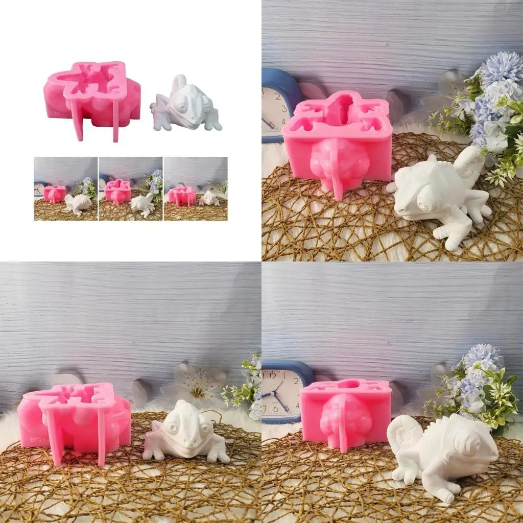 Reusable Silicone Mold for Creating Anole Home Display Decorations
