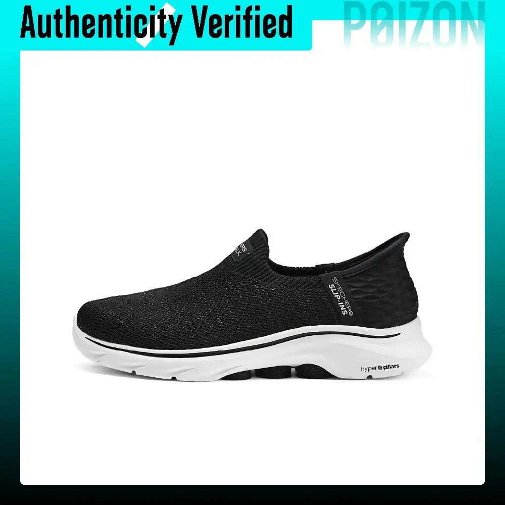 Skechers GO WALK 7 Low top Walking Shoes Women's Black White 125219-BKW