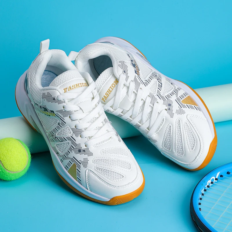 New Badminton Shoes for Men Women Professional Competition Sneakers Rubber Anti-torsion Support Breathable Court Sport Footwear