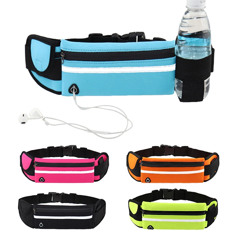 1pc New Running Bag Cycling Bag Waist Bag Belt Bag Waterproof Sports Fanny Pack Mobile Phone Case Gym Running Jogging Run Pouch