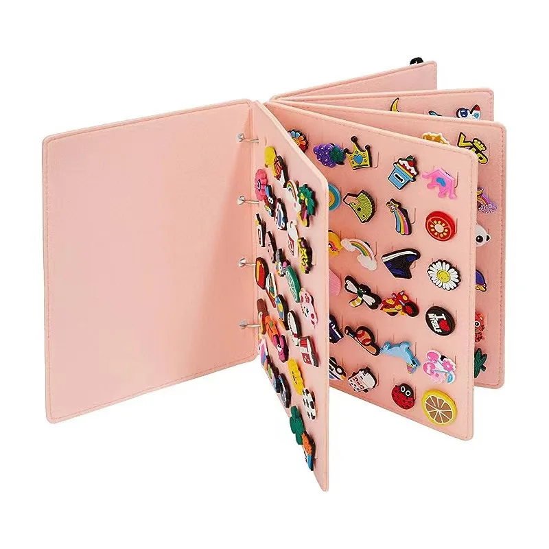 Felt Pin Brooch Display Storage Book Metal Badge Chest Holder Box Pennant Brooch Board School Badge Case Container Collection