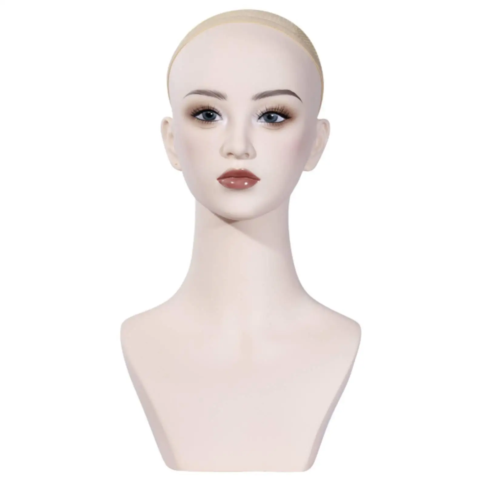 Hair Mannequin Head Wig Dummy PVC Display Stand for Professional Styling Hat Wig Jewelry Retail