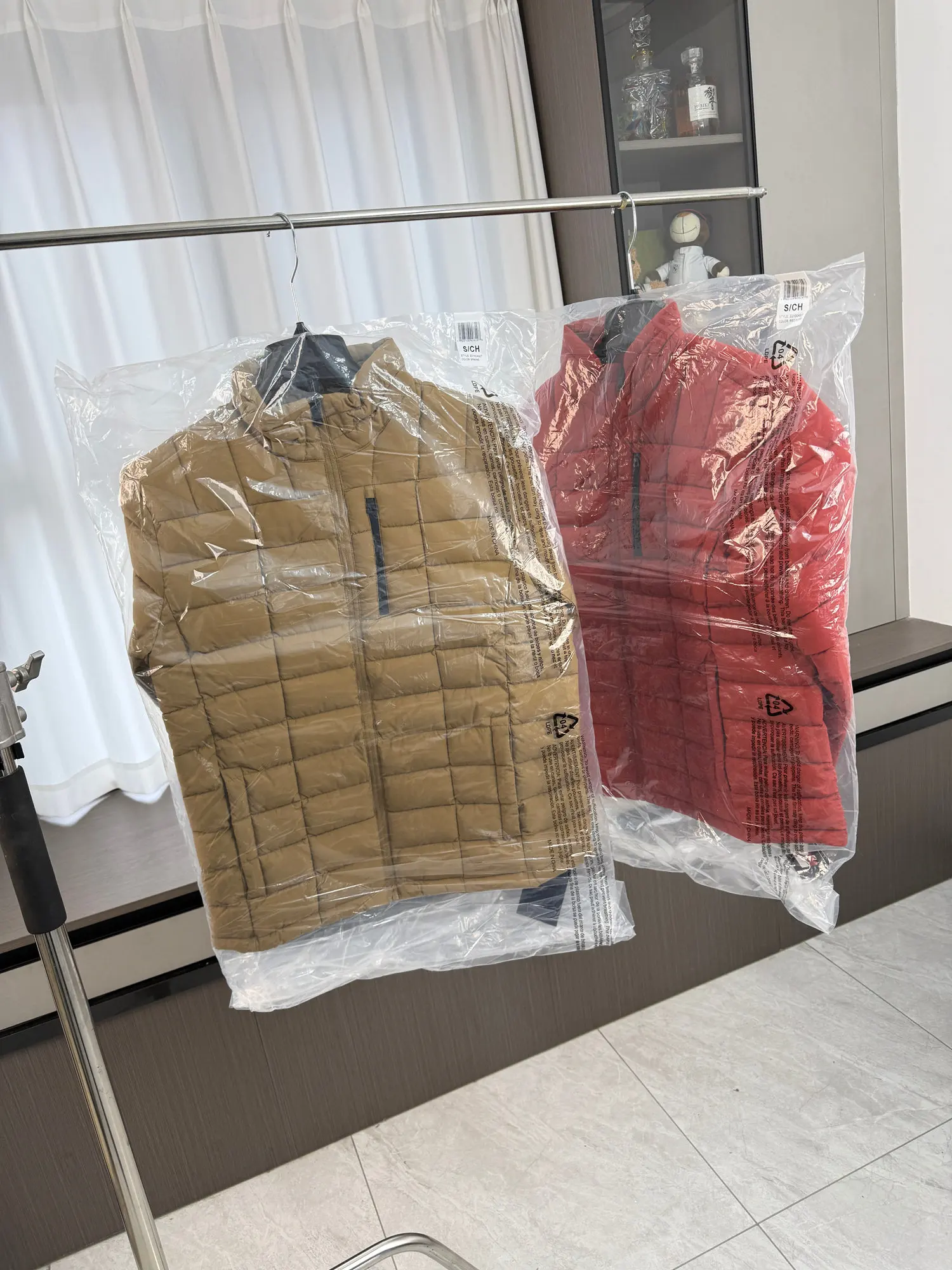 Warm Lightweight Breathable stand Collar Winter Foreign Trade Men's Cotton-padded Jacket tops