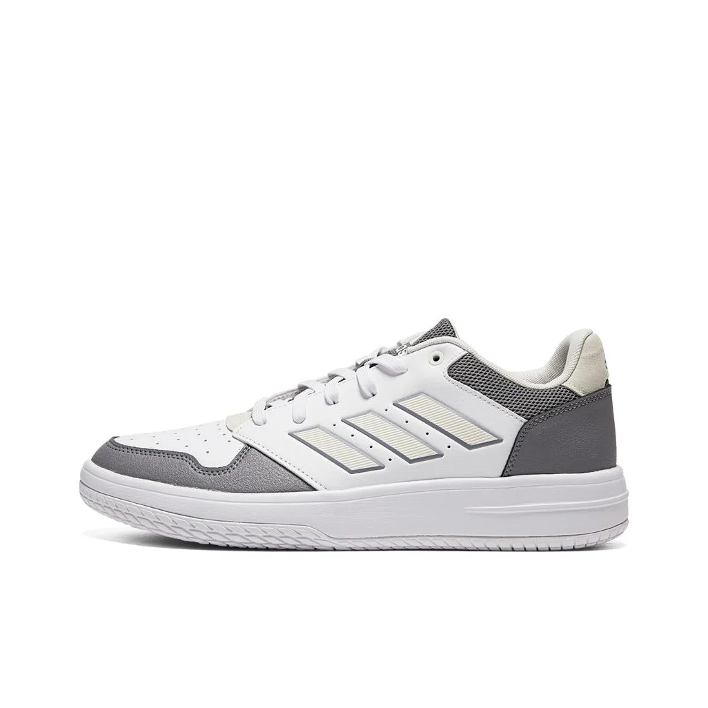 Adidas Gametalker Vintage Basketball Shoes Unisex Low Top Gray White HQ2215