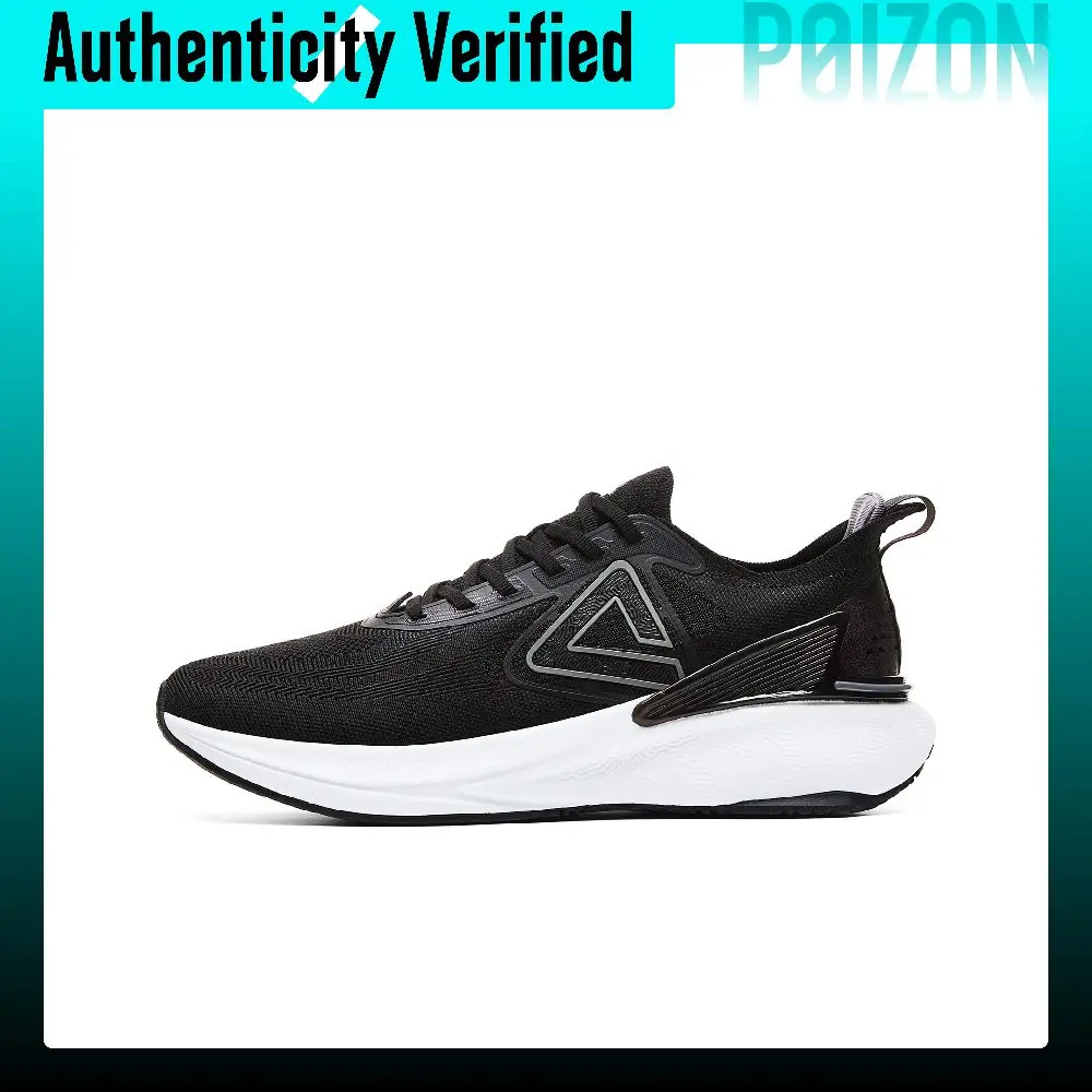 PEAK Taichi 6.0 Versatile Fabric Cushioning Breathable Low top Training Running Shoes Men's Black Baymax ET41677H/