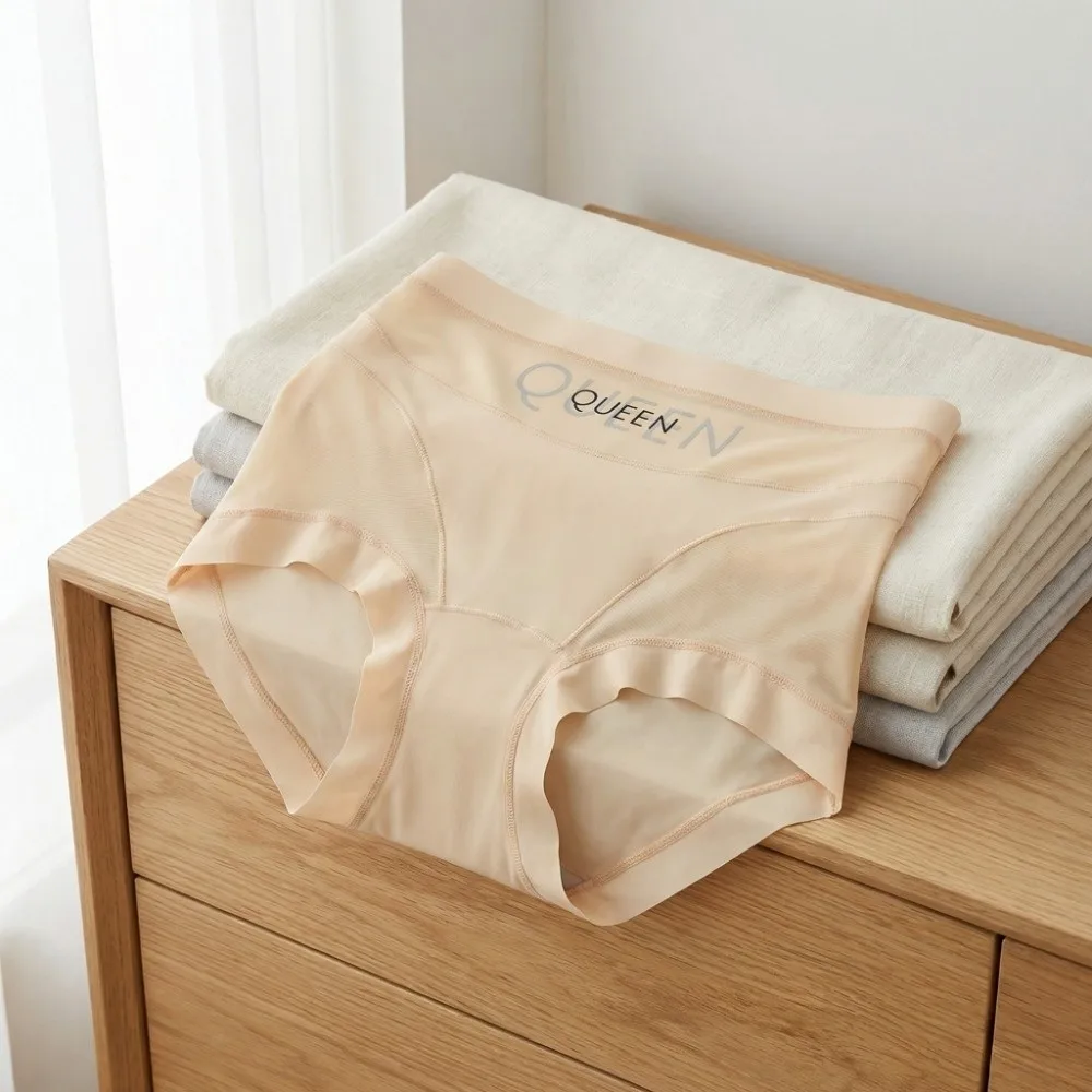 High Waist Thin Shapewear Panties Mesh Letters Butt Lifter Briefs Tummy Control Underwear Belly Contracting