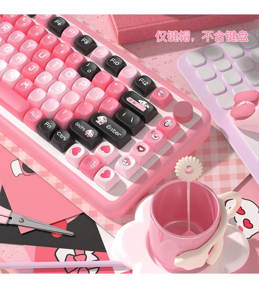 Heartbeat keycap MCA highly personalized customized pbt sublimation mechanical keyboard cap