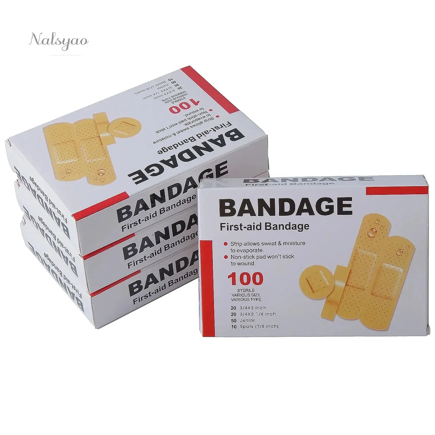 100pcs Baby Bandage Waterproof Breathable Adhesive Plaster Hemostasis Wound Dressing for Kids Children