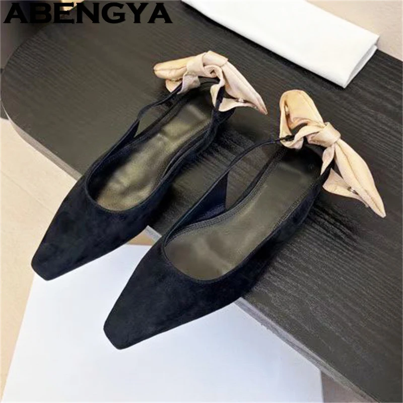 Pointy Wrap Toe Flats Sandals for Women Sandals Shallow Mouth Sandalias Woman's 2026 Summer Banquet Dress Shoes Zapatos De Mujer