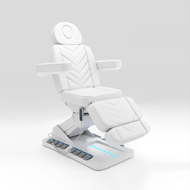 Electric Beauty Massage Bed/ Facial Salon Bed with Foldable Cosmetic Bed for Tattoo