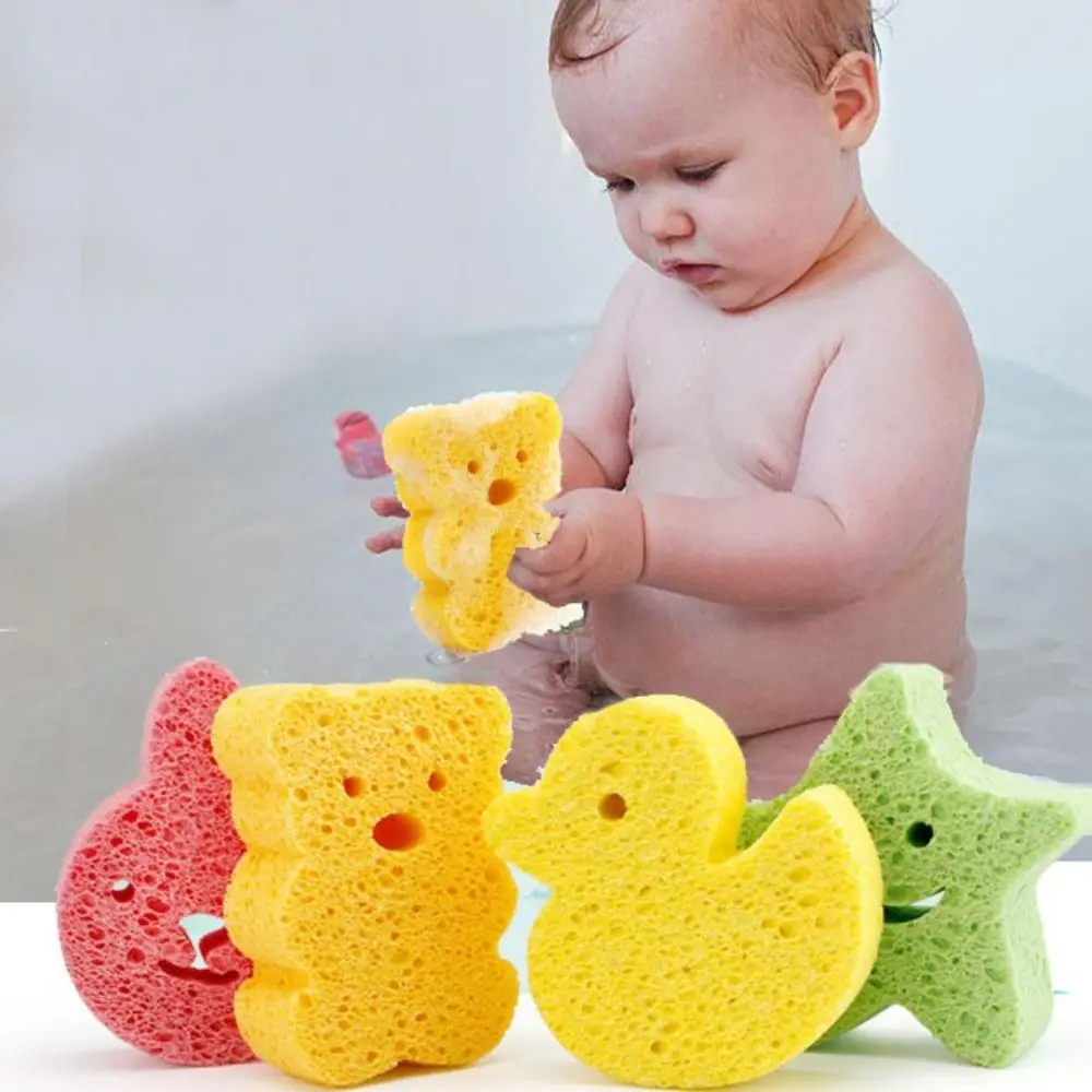 New Natural Newborns Bath Sponges  Bath Sponge  Bath Accessories Classic Shapes