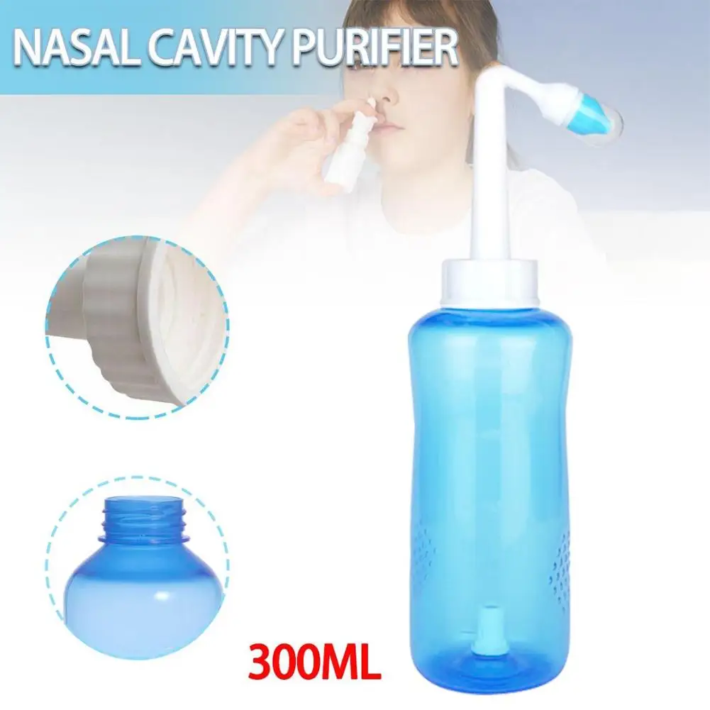 1/2/3 Piece Nasal Wash Bottle 300ml Adult And Children Nasal Cavity And Nasal Wash Bottle Physiological Saline Rhinitis Manual