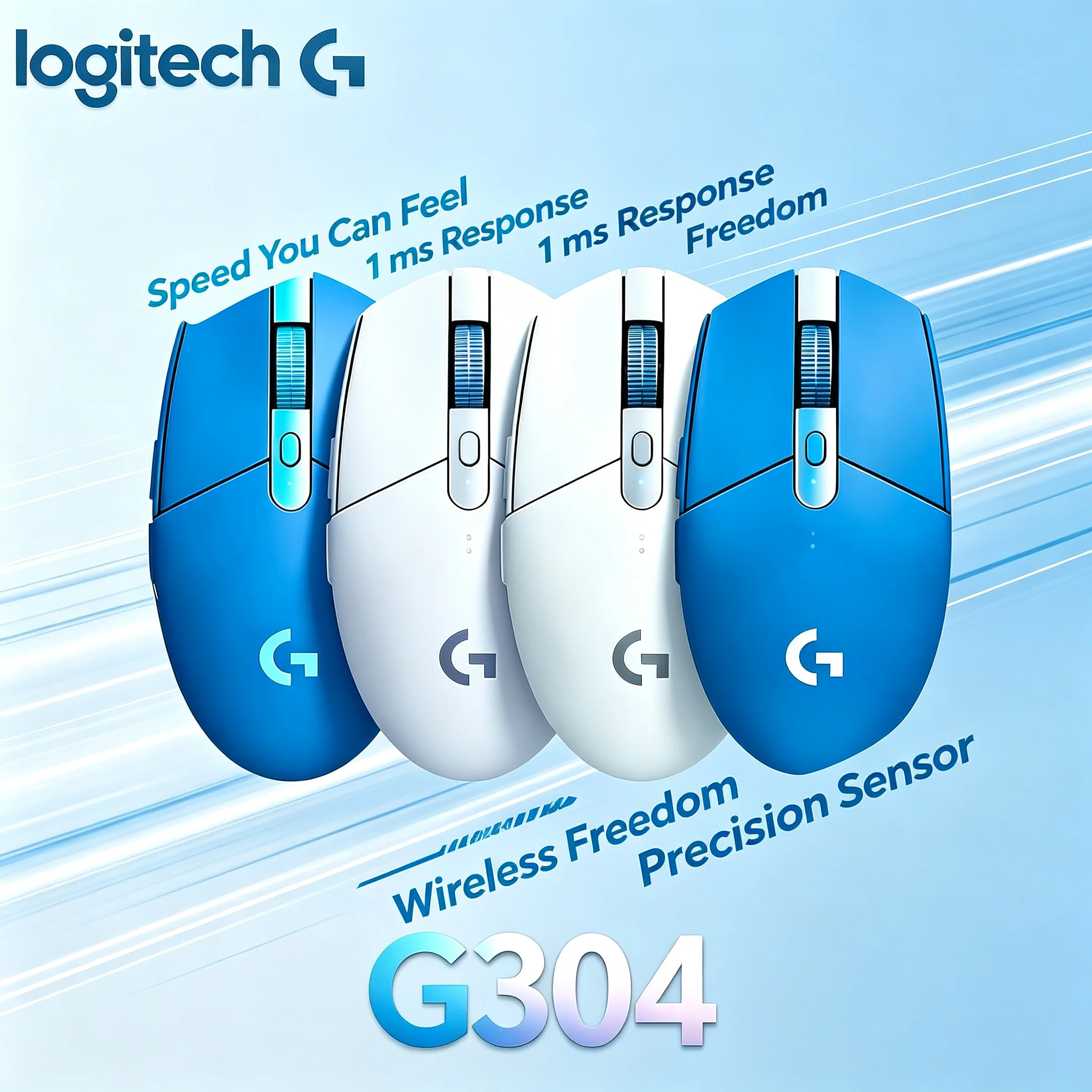 Logitech G304 Wireless Gaming Mouse Lowlatency Wireless Performance Mice For Competitive Game Match