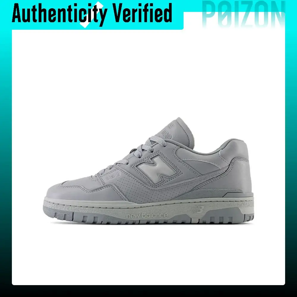 New Balance NB 550 Skate Shoes Unisex Low-top Gray Blue BB550MCB