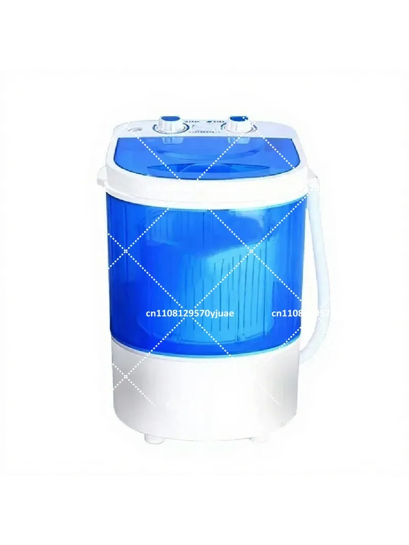 Compact Semi-Automatic Mini Pulsator Washer for Shoes and Small Laundry, Portable Household Washing Machine