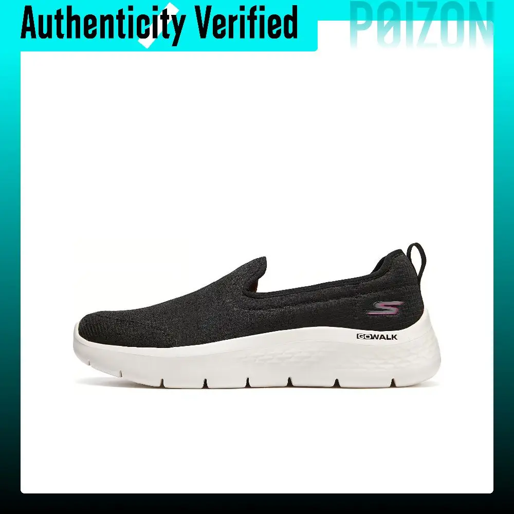 Skechers Go Walk Fle Fabric Breathable Low top Casual Shoes Women's Black 124847-BLK