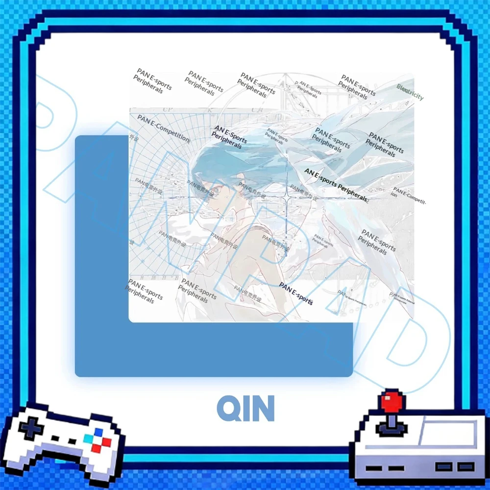 PAN Esports Lumen QIN Glass Gaming Mousepad  FPS Both Control And Smooth Mouse Pad For VALORANT TTK CSGO PC Accessories For Gift