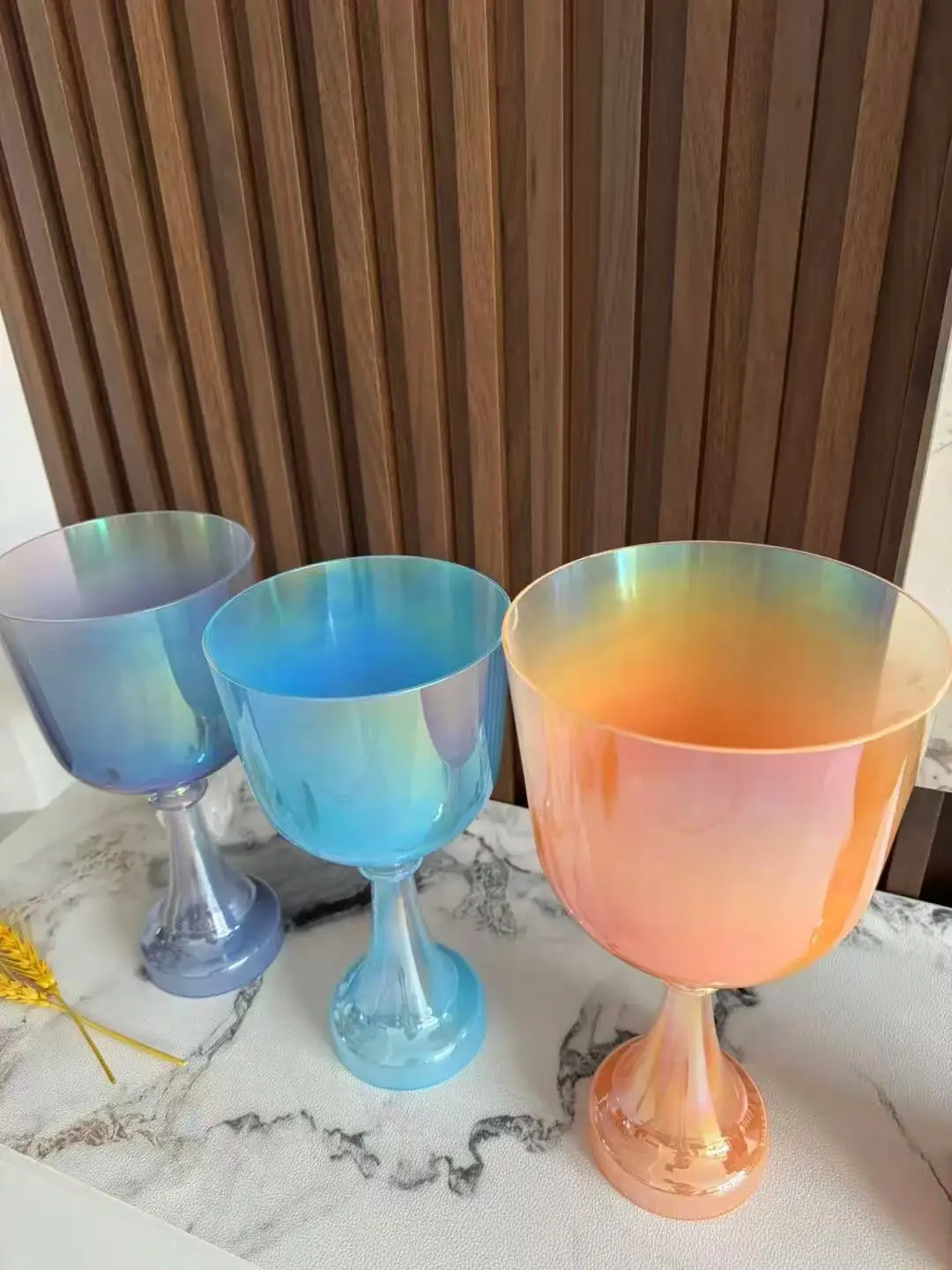 5"-7" Colors Cosmic Alchemy Crystal Singing Bowl Sound Healing Stress Relief and Meditation