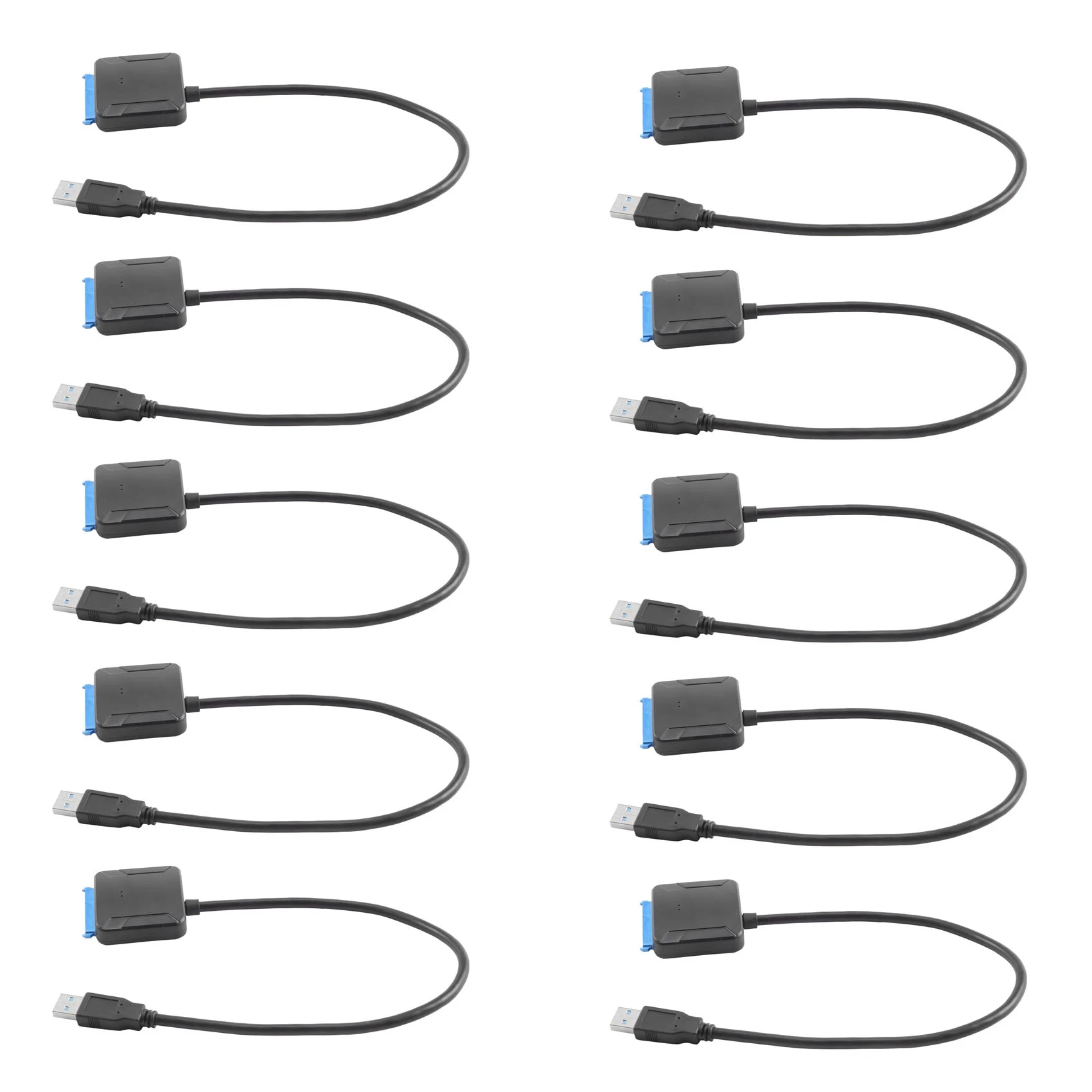 10X SATA To USB 3.0 2.5/3.5 HDD SSD Hard Drive Converter Cable Line Adapter