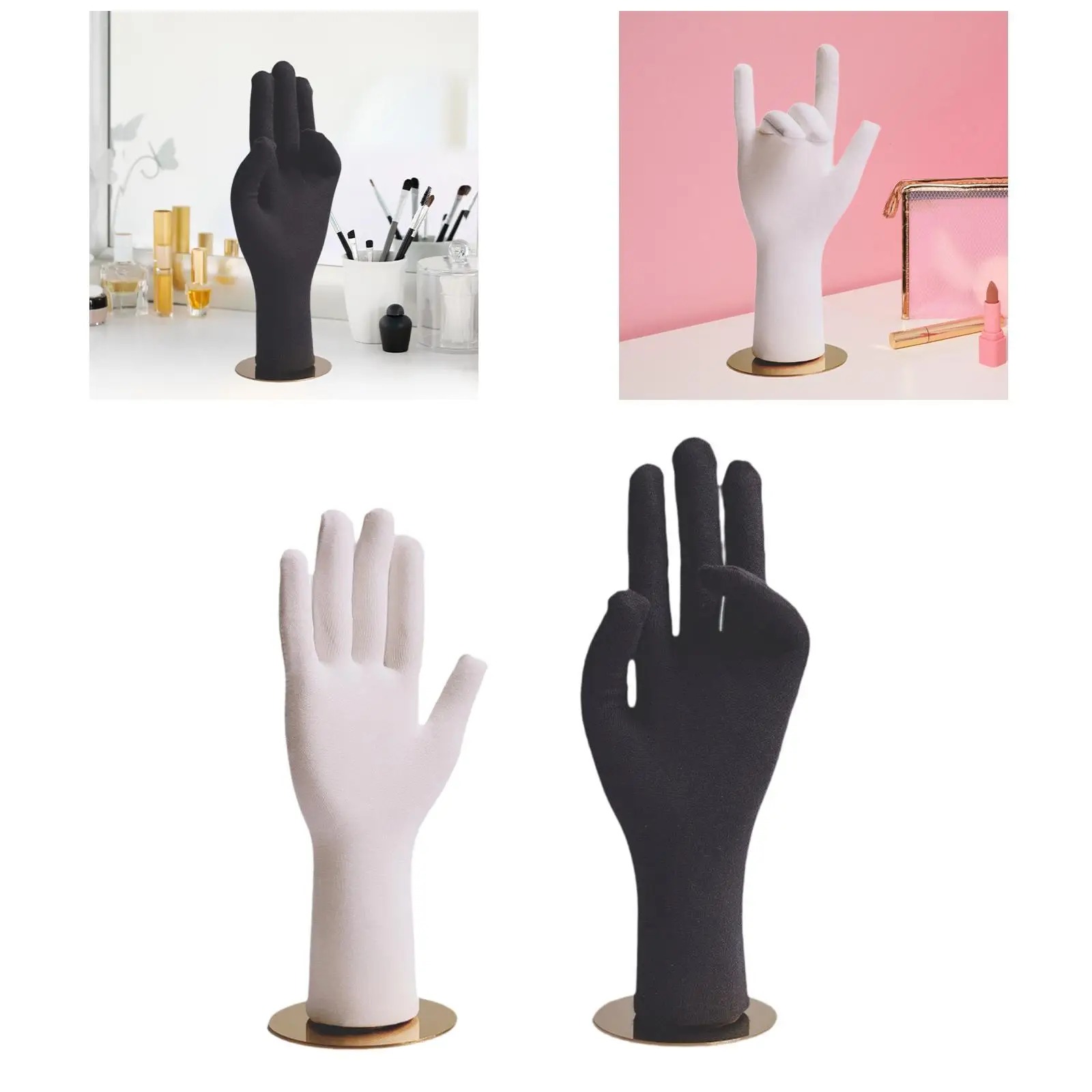 Mannequin Arm Form Model Jewelry Display Rack Bracelet Holder Stainless Steel Base for Jewelry Retailers