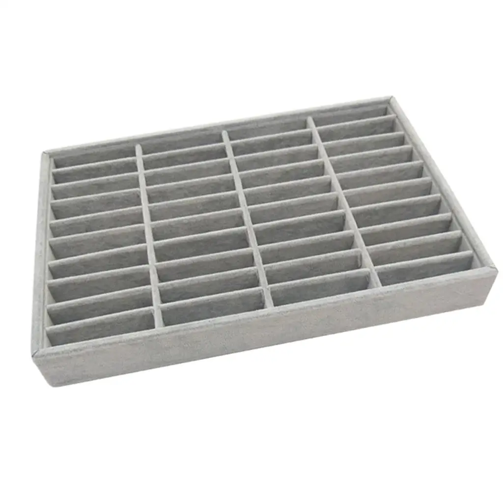 Velvet Jewelry Display Tray Bracelet Organizer Box Jewelry Storage Showcase for Necklaces Earrings and Gift Packaging