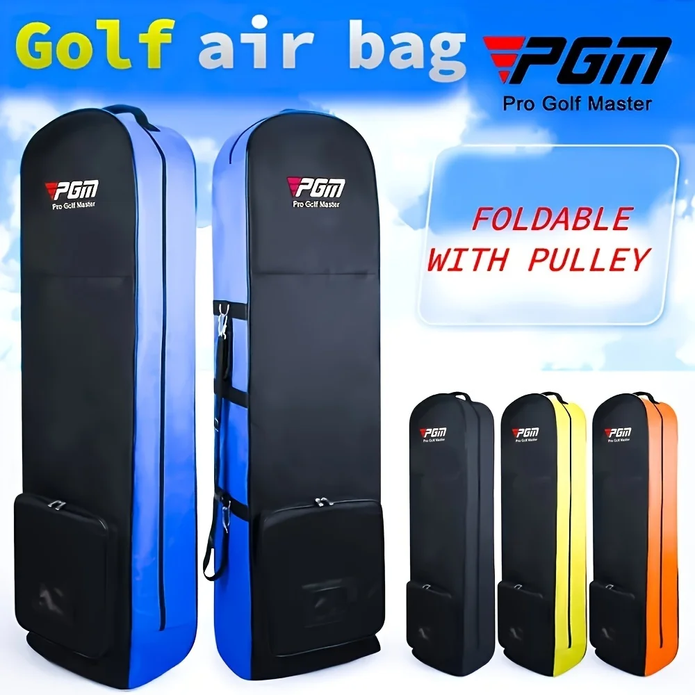 PGM Golf Aviation Bag, wheeled golf bag, travel bag, durable and wear-resistant golf club storage bag HKB002