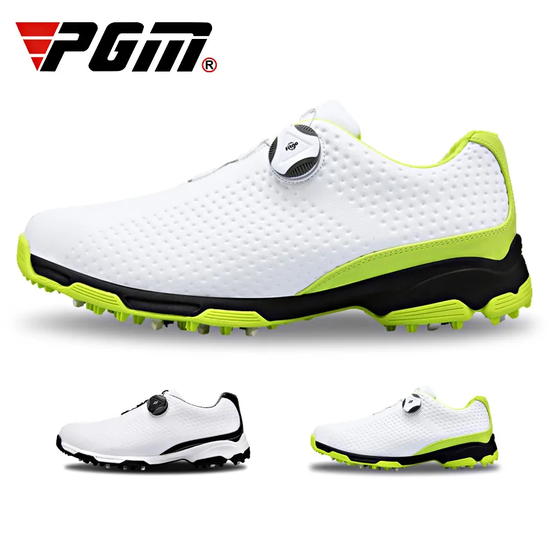 2026 Quick Lace Men's Waterproof Golf Shoes Women Original Super Light Walking Golf Sneakers Non-slip Golfing Footwear