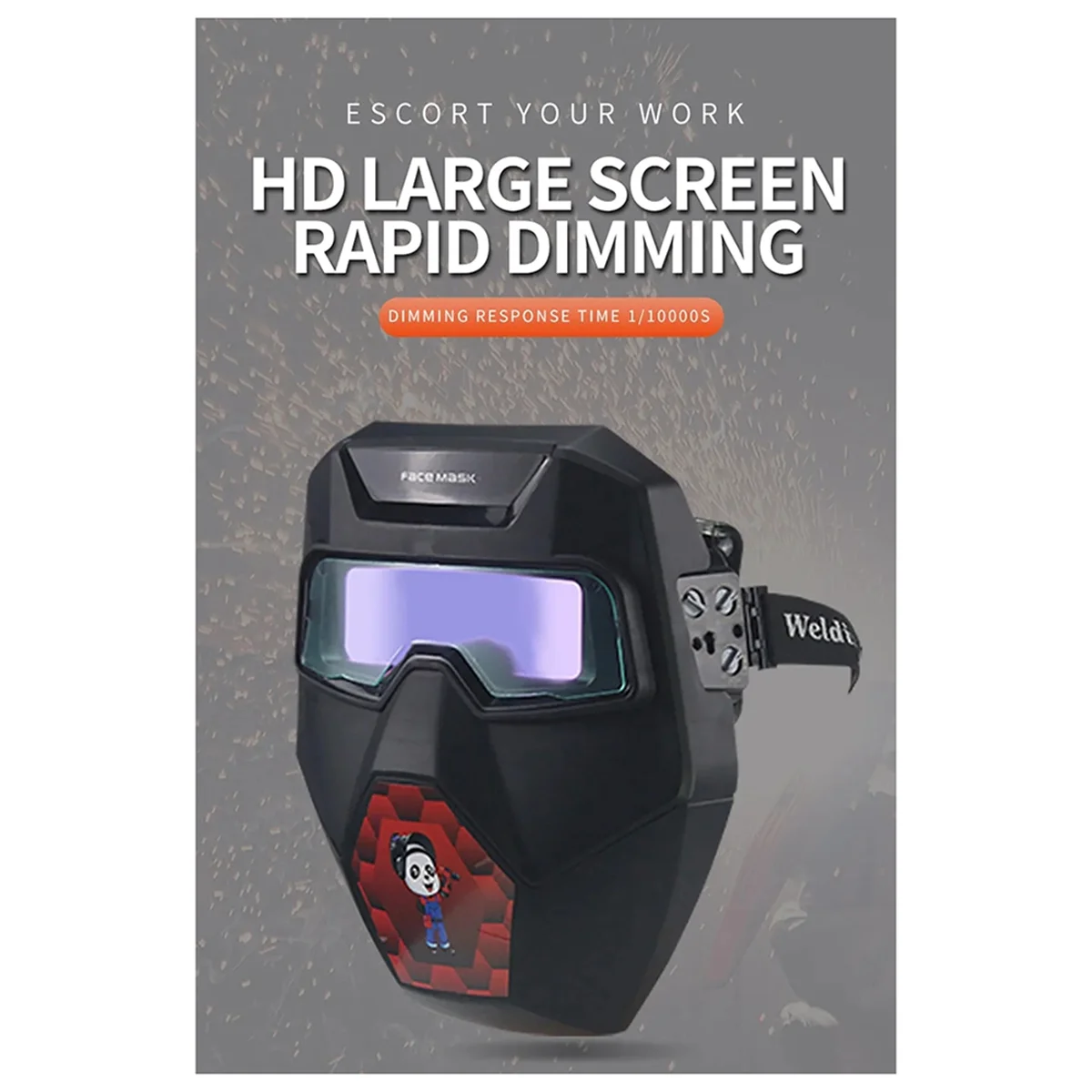 Popular_New True Color Auto-Dimming Welded Head Goggles,4/5-9/9-13