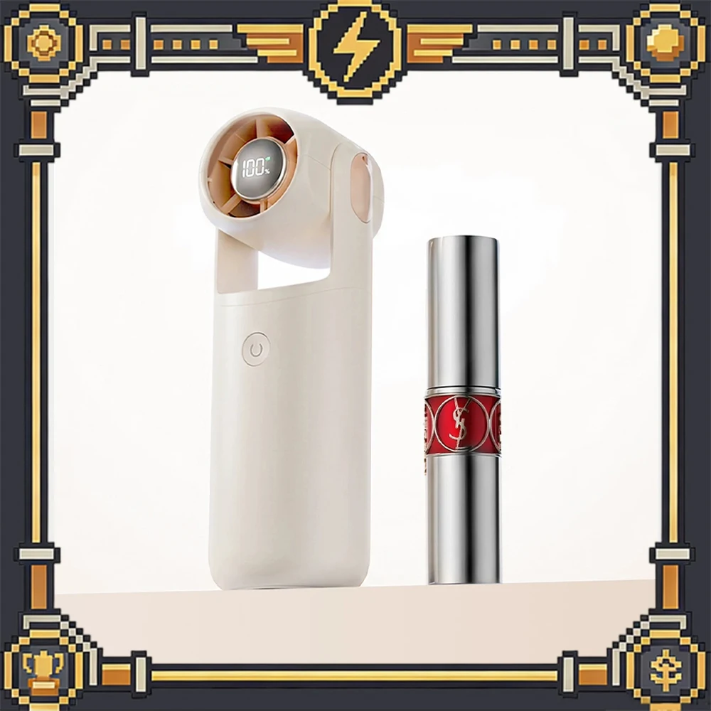 PRINCE GS12B Handheld Small Fan 24000RPM Ultra High Speed Motor Handheld Fan Long Battery Life Of 4000mAh Light Weight For Gifts