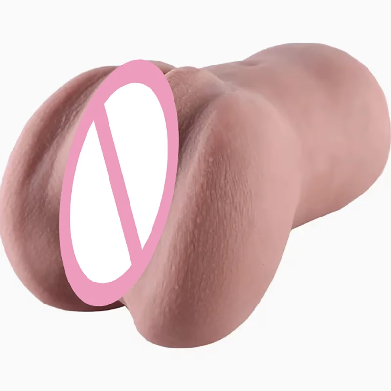 Portable Male Masturbator Sex Toy, Equipped With 3D Realistic Texture Simulation Vaginal Tightening Anal Dual Channel Design, Realistic Soft Penis Stimulation Dildo, Adult Sex Toy
