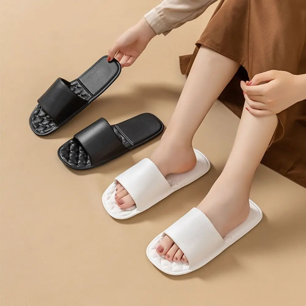 Portable Foldable Slippers Eva Lightweight Travel Slippers Hotel Room Slides Men Women