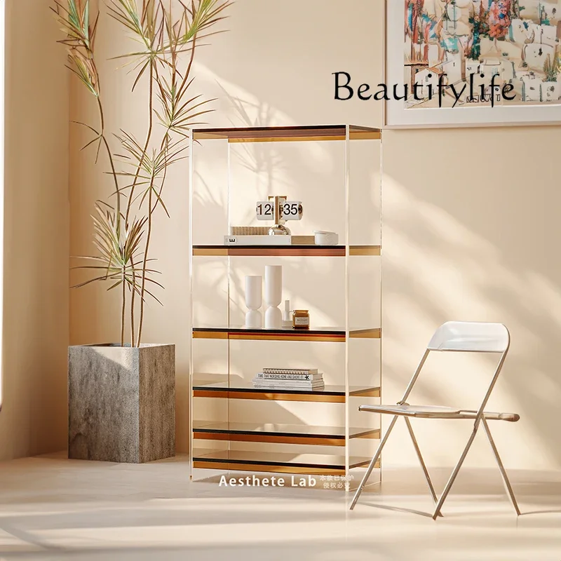 X36 Home High-end Acrylic Wine Cabinet Home High-end Display Cabinet Against The Wall