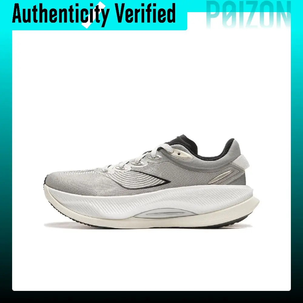 Li Ning Yueying 4 PRO Slip Resistant And Abrasion Resistant Coverage Low top Casual Running Shoes Men's Gray ARHU013-3