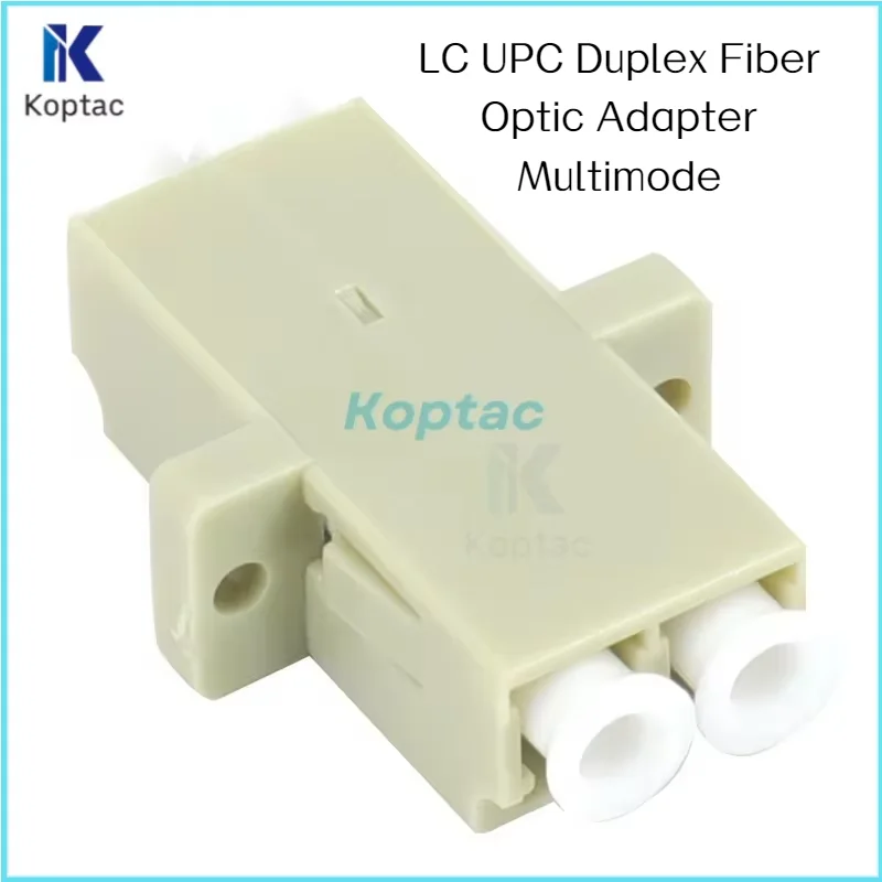 10/25/50/100Pcs LC UPC Duplex Fiber Optic Adapter Multimode DX Coupler Fiber Flange LC Connector FTTH