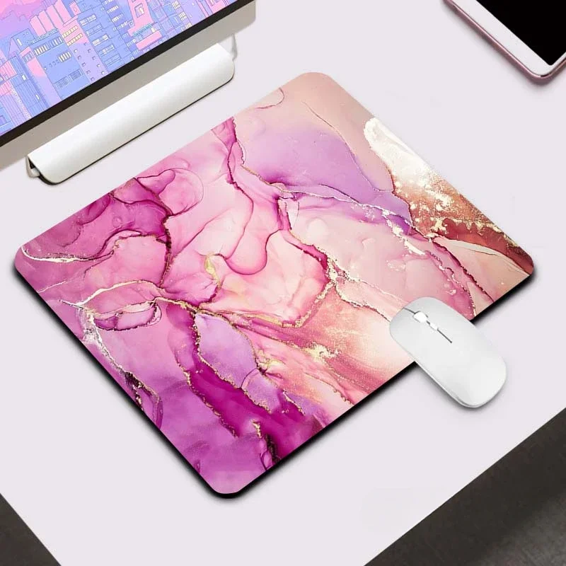 Fashion Marble Mousepad Computer New Square Mousepads Small Keyboard Pad Mouse Mats Gamer Soft Office Carpet Desktop Table Mat