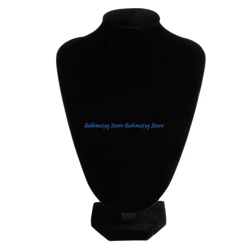 573B Pendant Chain Jewelry Mannequin Bust Stand for Women Business Fair Storage Decor & Presentation