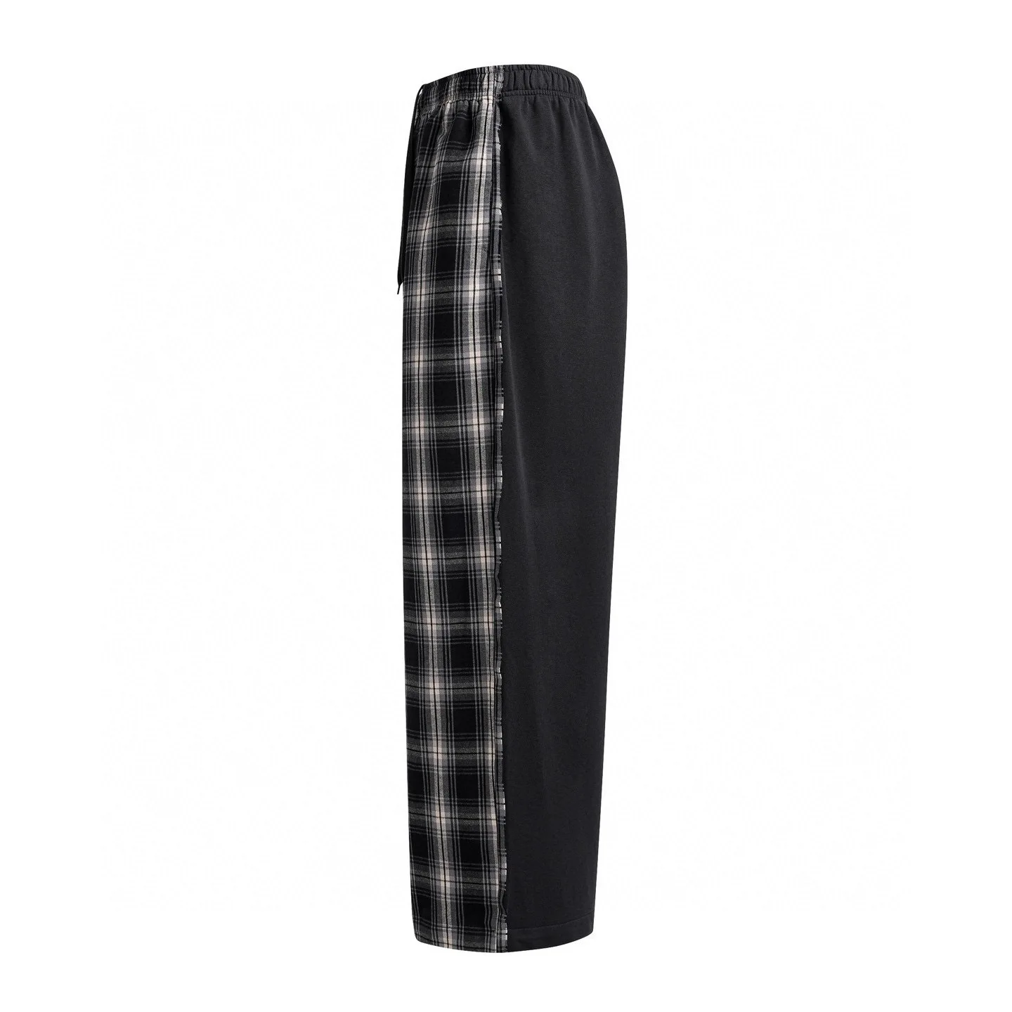 Men Women Casual Plaid Trousers Wide Leg Straight High Waist Loose Pants 2025 Commute Hip-hop Streetwear