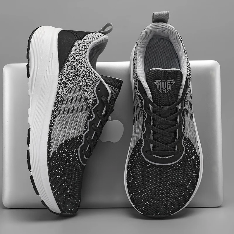 Wide Toe Men's Shoes Lightweight Breathable Sneakers Unisex Wide Width Non Slip Running Shoes Outdoor Athletic Jogging Shoes